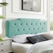 Juliet Tufted Twin Performance Velvet Headboard - Mint - MOD8623