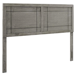 Archie Twin Wood Headboard - Gray 