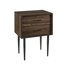 Modern Side Table - Dark Walnut 