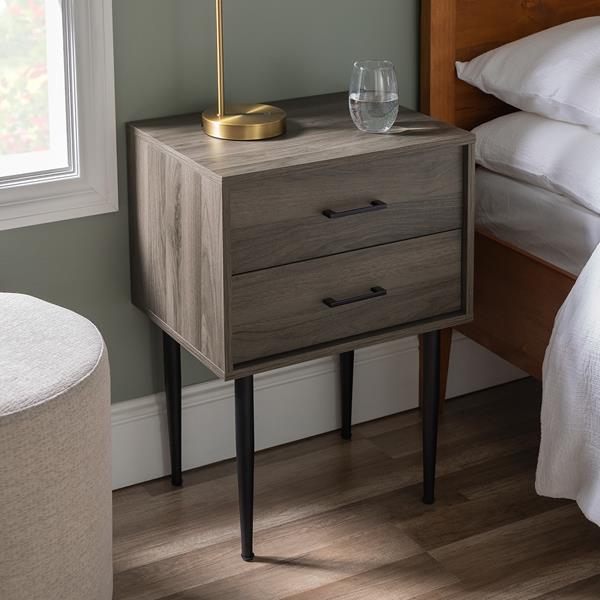 Modern Side Table - Slate Grey 