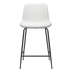 Byron White Counter Chair