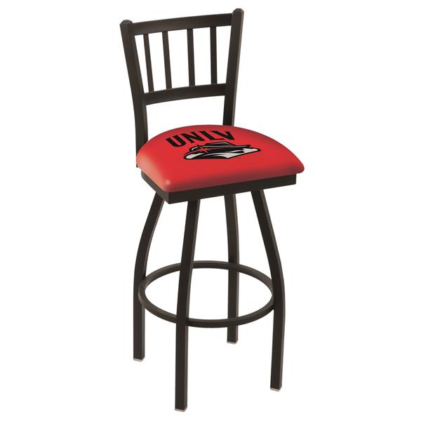 L018 UNLV 36-Inch Swivel Bar Stool with Black Wrinkle Finish 