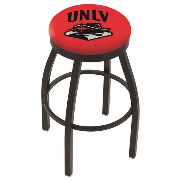 L8B2B UNLV 36-Inch Swivel Bar Stool with Black Wrinkle Finish 