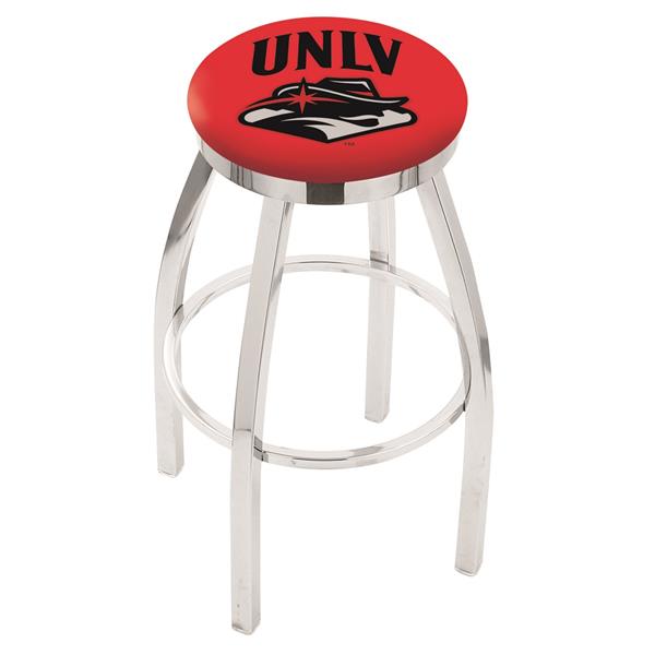 L8C2C UNLV 36-Inch Swivel Bar Stool with Chrome Finish 