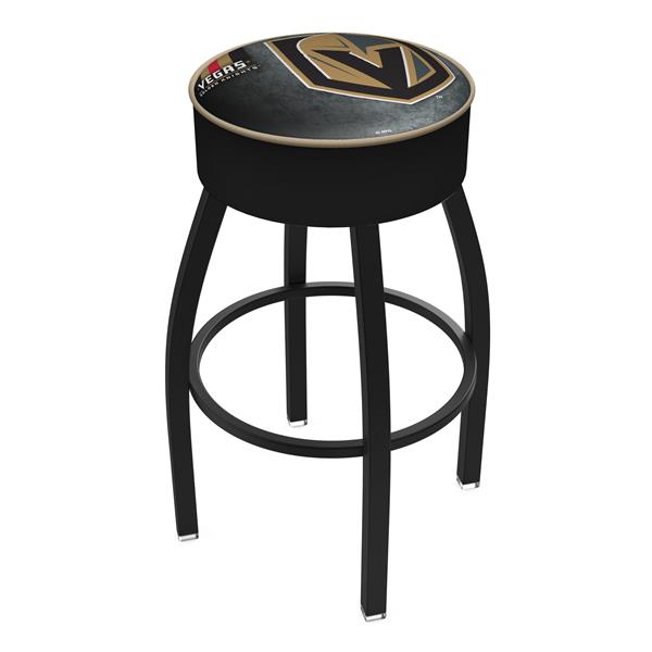 L8B1-03 Vegas Golden Knights 30-Inch Swivel Bar Stool with Black Wrinkle Finish 