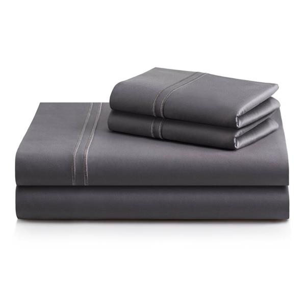 Supima Cotton Sheets California King Charcoal 