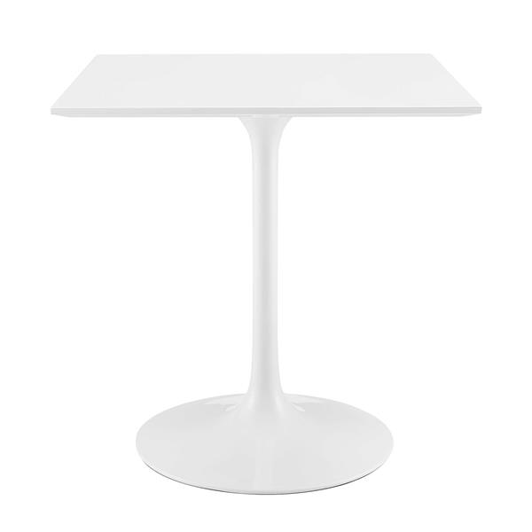 Lippa 28" Square Wood Top Dining Table - White 