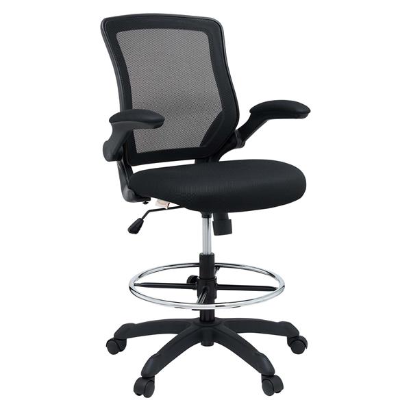 Veer Drafting Chair - Black 