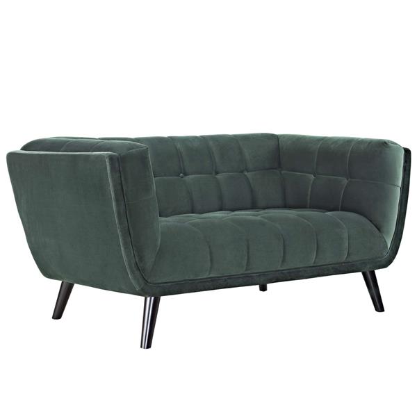 Bestow Performance Velvet Loveseat - Green 