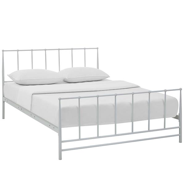 Estate King Bed - White 